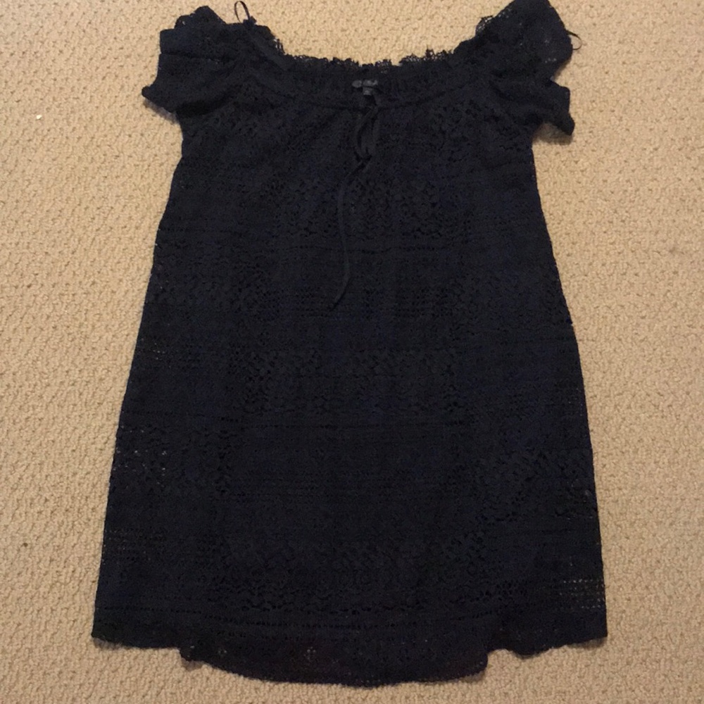Off the shoulder lace dress